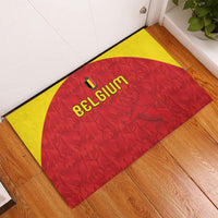 Belgium Football 2026 Rubber Doormat Belgian Lion Sporty Style