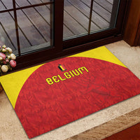 Belgium Football 2026 Rubber Doormat Belgian Lion Sporty Style