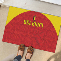 Belgium Football 2026 Rubber Doormat Belgian Lion Sporty Style