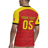 Custom Belgium Football 2026 Rugby Jersey Belgian Lion Sporty Style