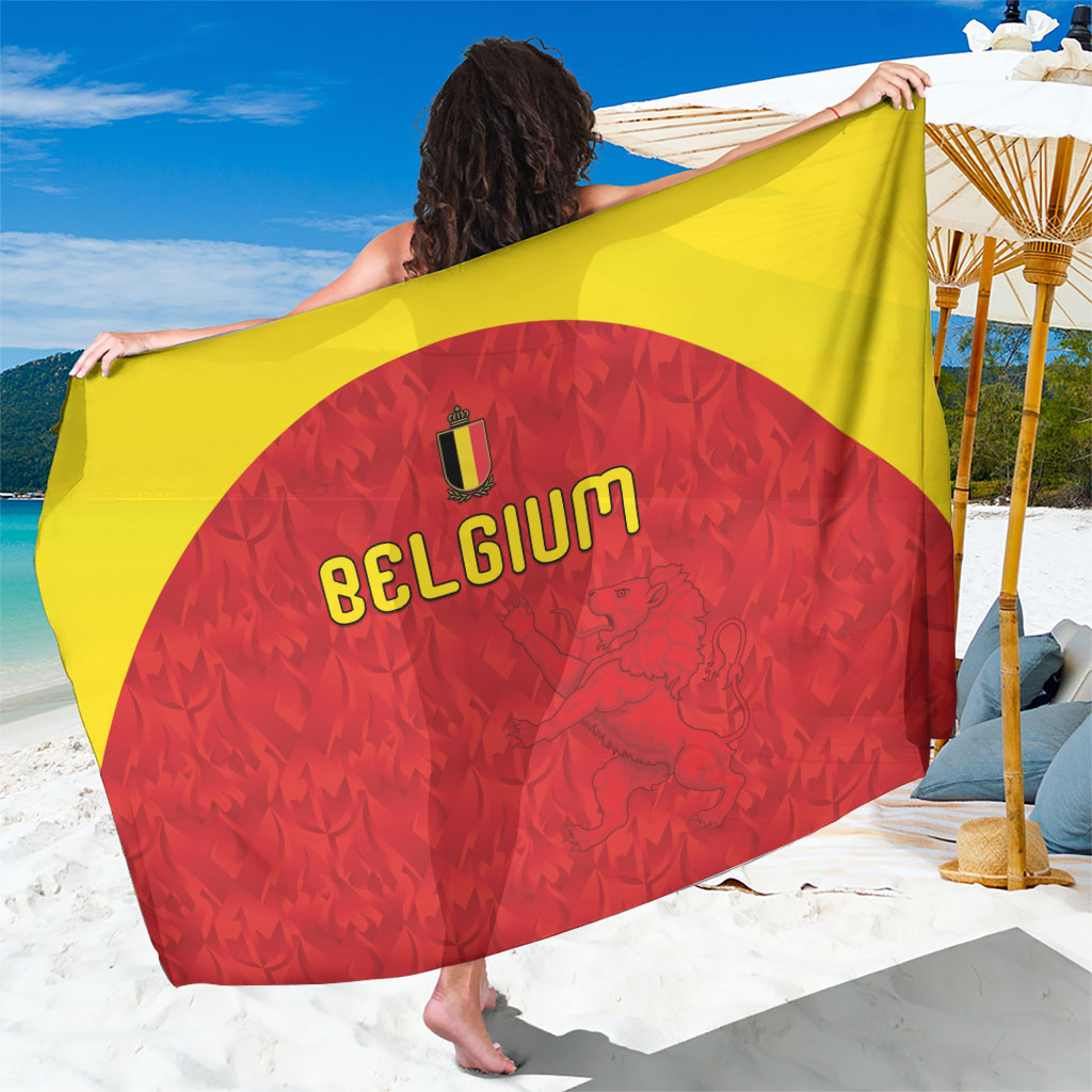 Belgium Football 2026 Sarong Belgian Lion Sporty Style