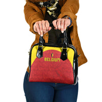 Belgium Football 2026 Shoulder Handbag Belgian Lion Sporty Style