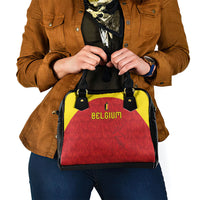 Belgium Football 2026 Shoulder Handbag Belgian Lion Sporty Style