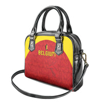 Belgium Football 2026 Shoulder Handbag Belgian Lion Sporty Style
