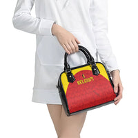 Belgium Football 2026 Shoulder Handbag Belgian Lion Sporty Style