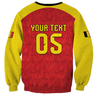 Custom Belgium Football 2026 Sweatshirt Belgian Lion Sporty Style