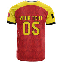 Custom Belgium Football 2026 T Shirt Belgian Lion Sporty Style