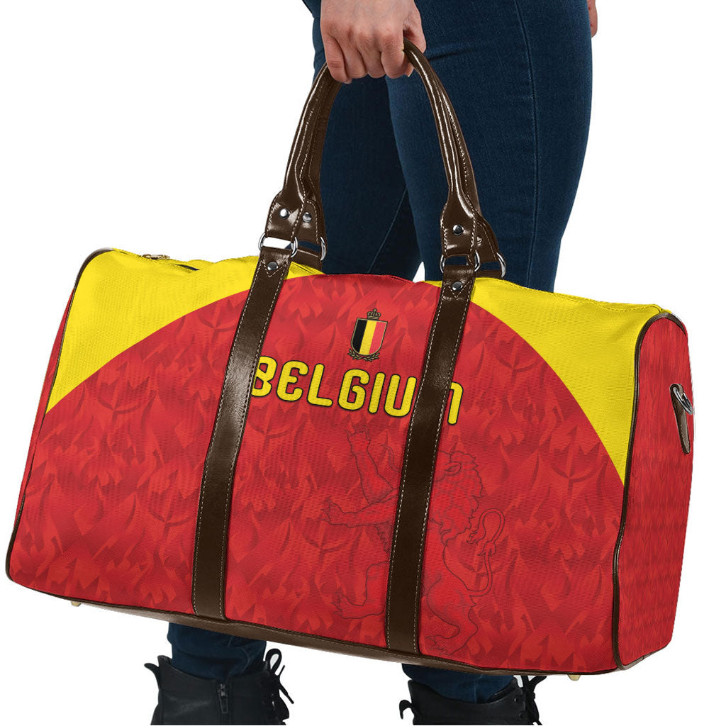 Belgium Football 2026 Travel Bag Belgian Lion Sporty Style