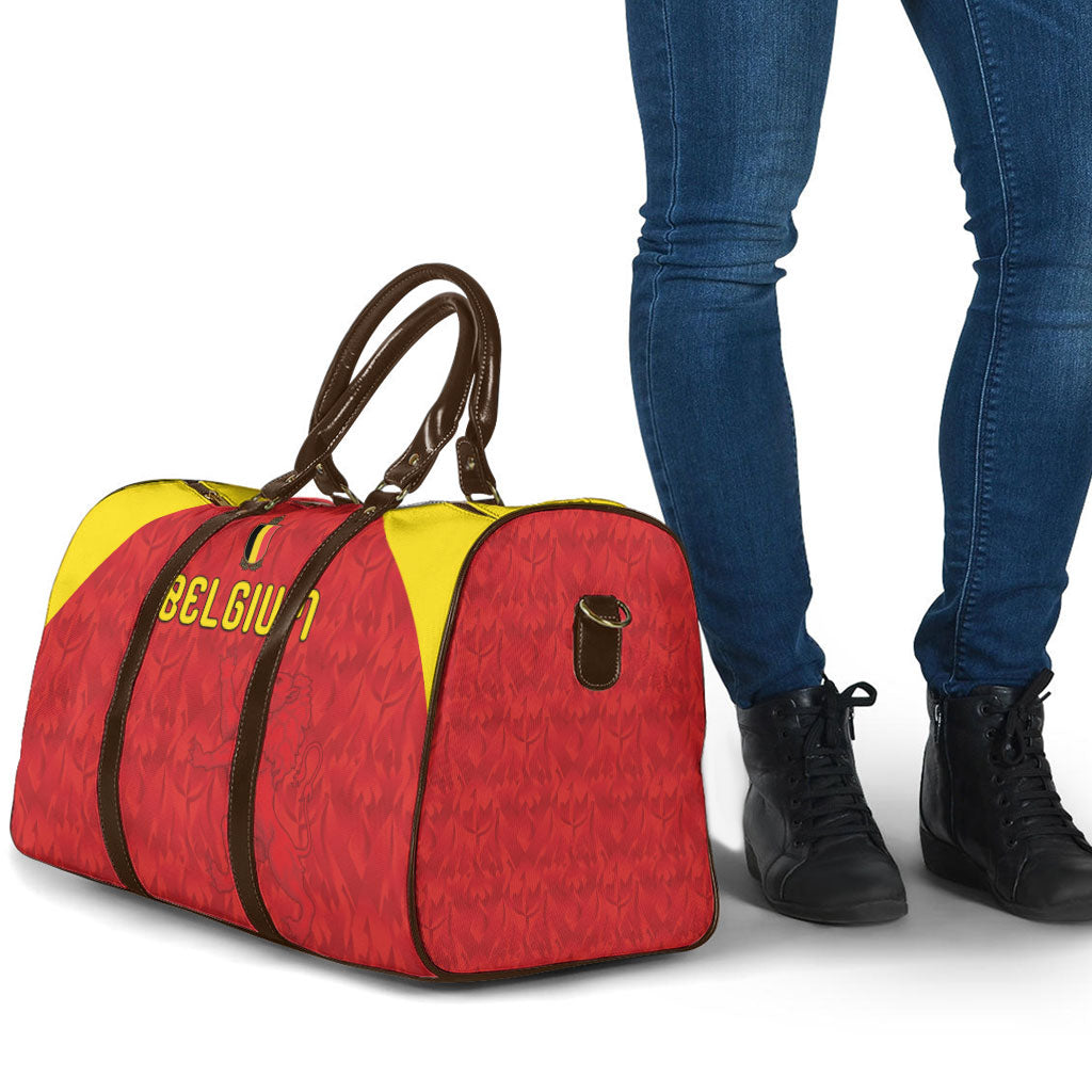 Belgium Football 2026 Travel Bag Belgian Lion Sporty Style