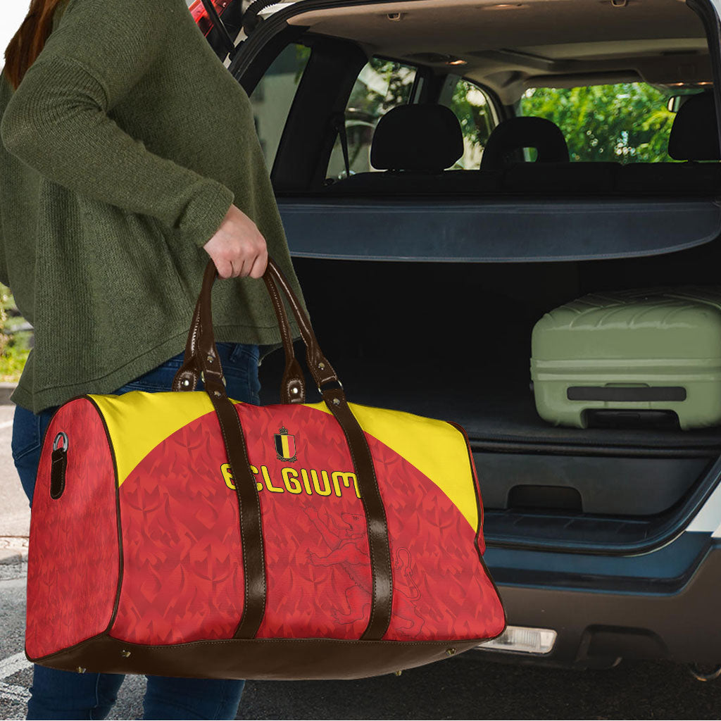 Belgium Football 2026 Travel Bag Belgian Lion Sporty Style
