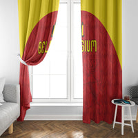 Belgium Football 2026 Window Curtain Belgian Lion Sporty Style