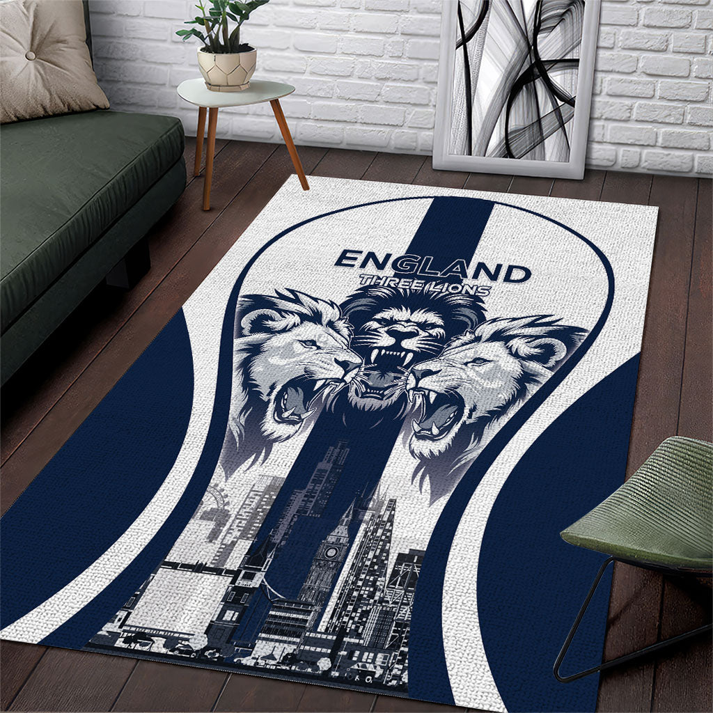England Football 2026 Area Rug Three Lions Special Style