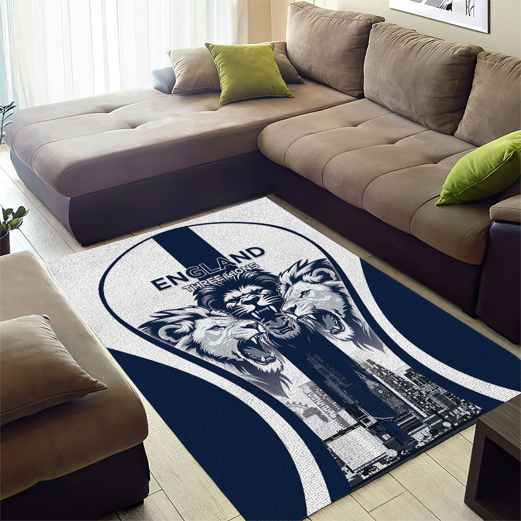 England Football 2026 Area Rug Three Lions Special Style