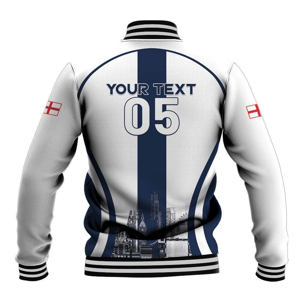 Custom England Football 2026 Baseball Jacket Three Lions Special Style