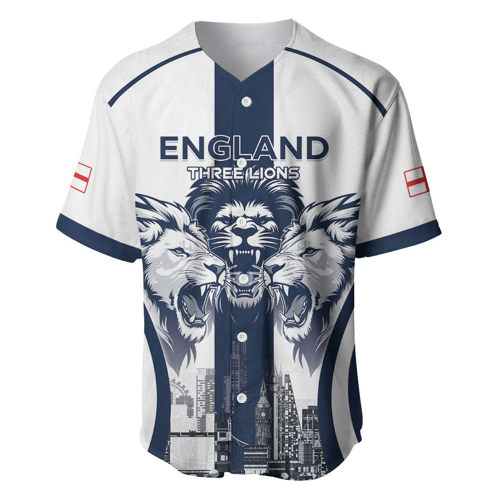 Custom England Football 2026 Baseball Jersey Three Lions Special Style