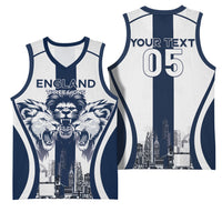 Custom England Football 2026 Basketball Jersey Three Lions Special Style