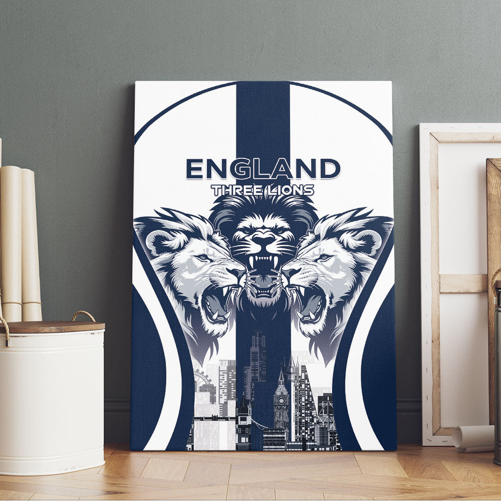 England Football 2026 Canvas Wall Art Three Lions Special Style