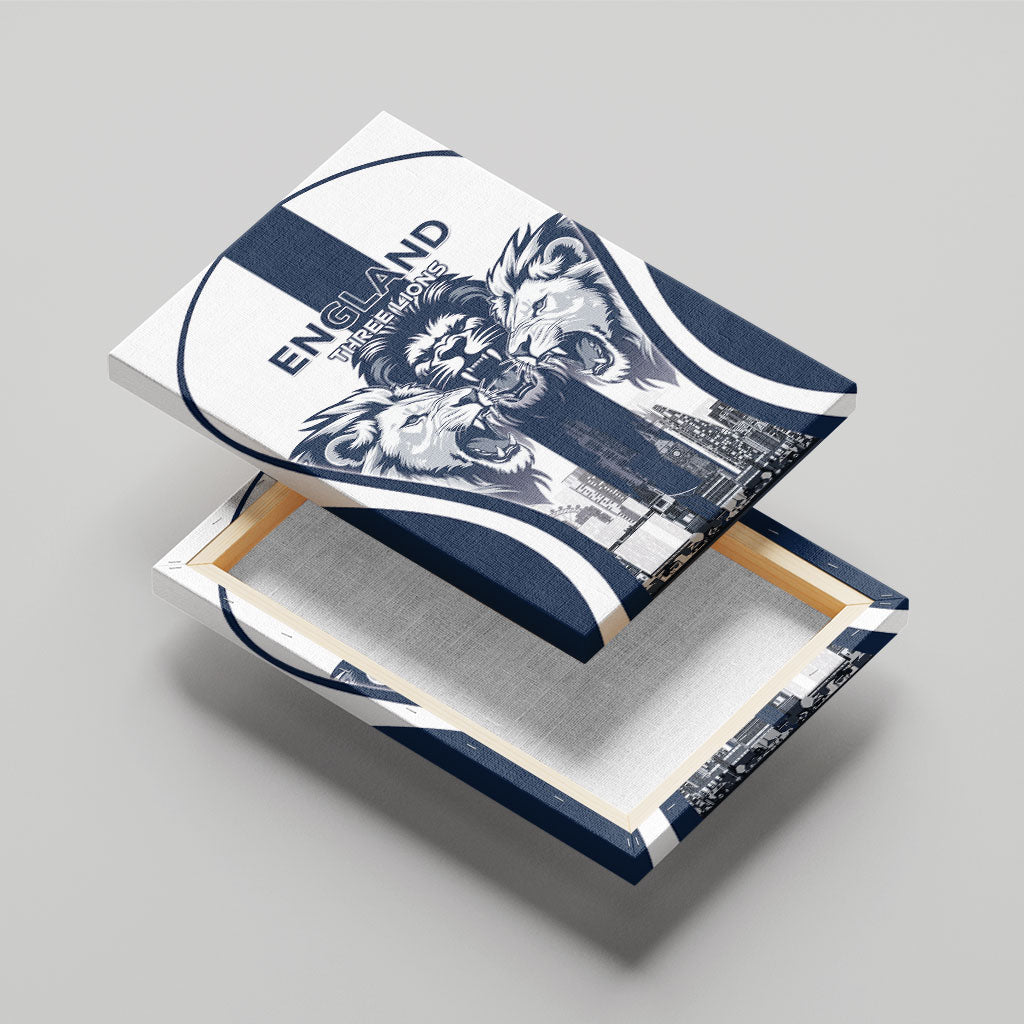 England Football 2026 Canvas Wall Art Three Lions Special Style