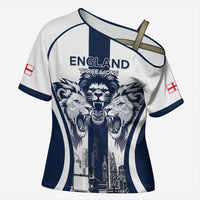 Custom England Football 2026 Cross Shoulder Shirt Three Lions Special Style