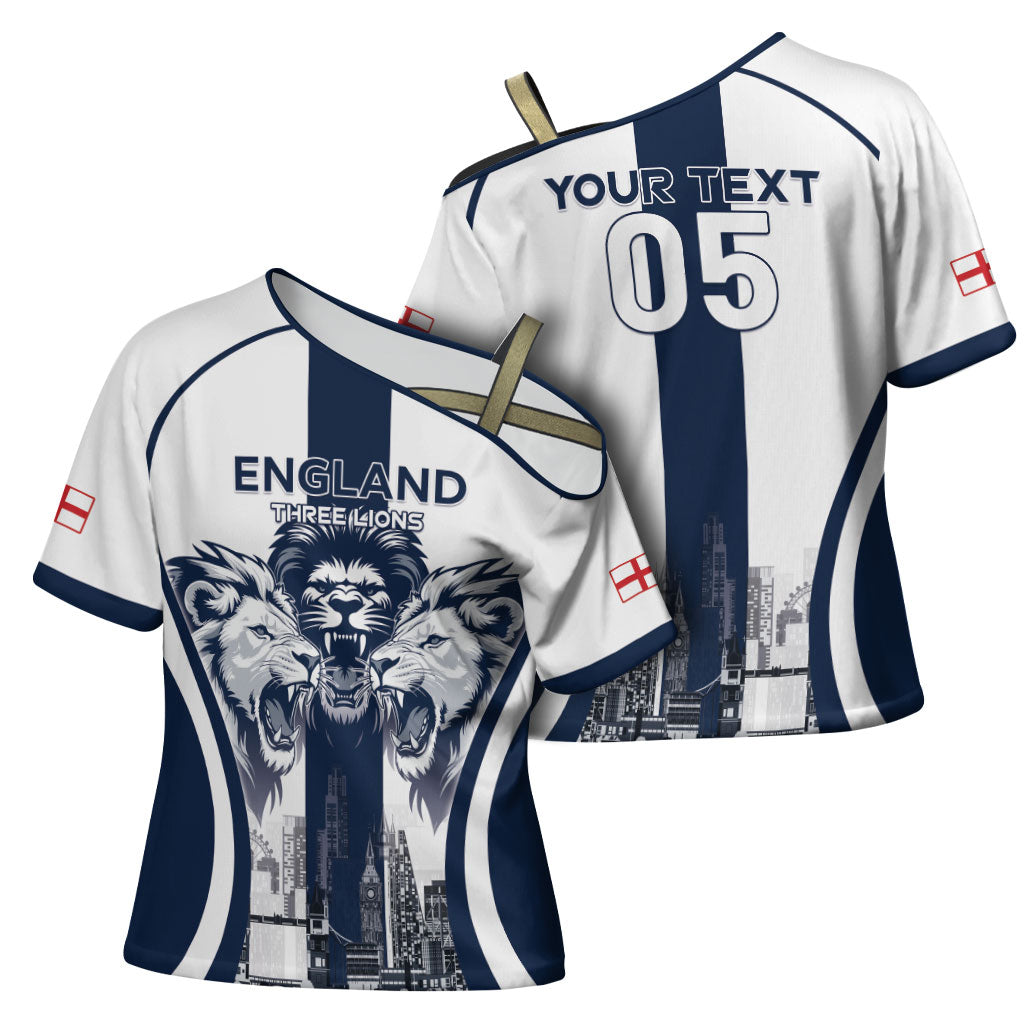 Custom England Football 2026 Cross Shoulder Shirt Three Lions Special Style