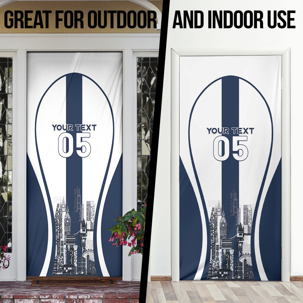 Custom England Football 2026 Door Cover Three Lions Special Style