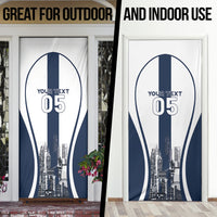 Custom England Football 2026 Door Cover Three Lions Special Style