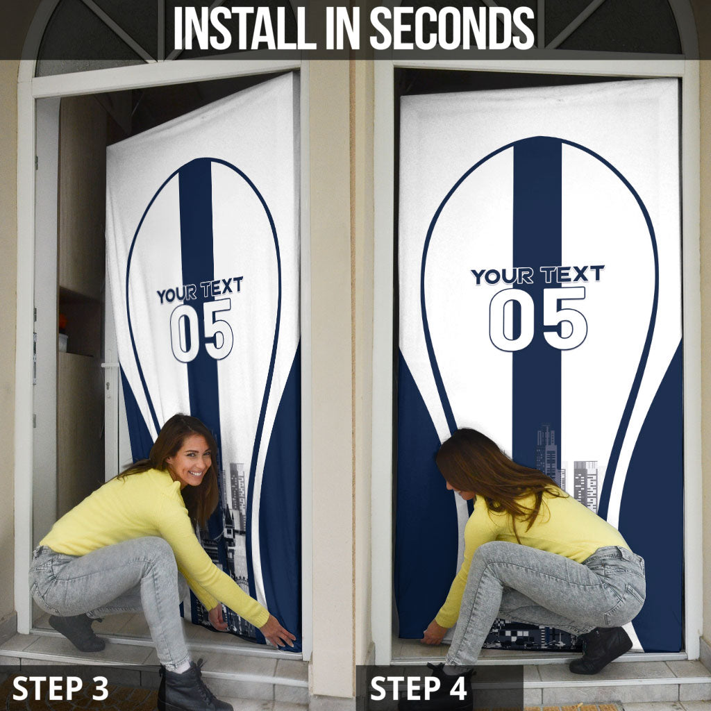Custom England Football 2026 Door Cover Three Lions Special Style