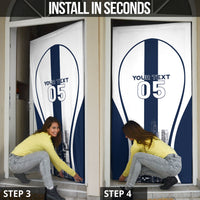 Custom England Football 2026 Door Cover Three Lions Special Style