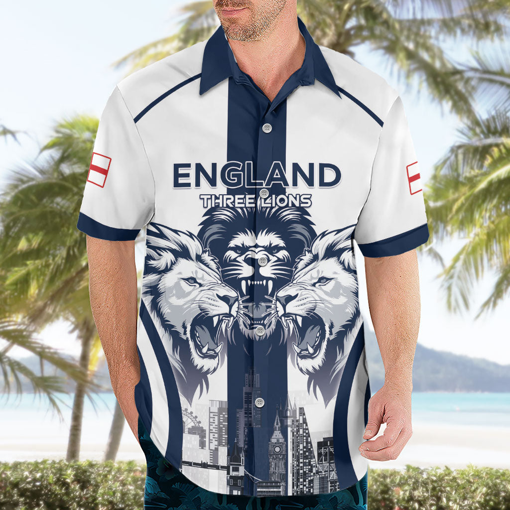 Custom England Football 2026 Hawaiian Shirt Three Lions Special Style