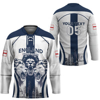 Custom England Football 2026 Hockey Jersey Three Lions Special Style