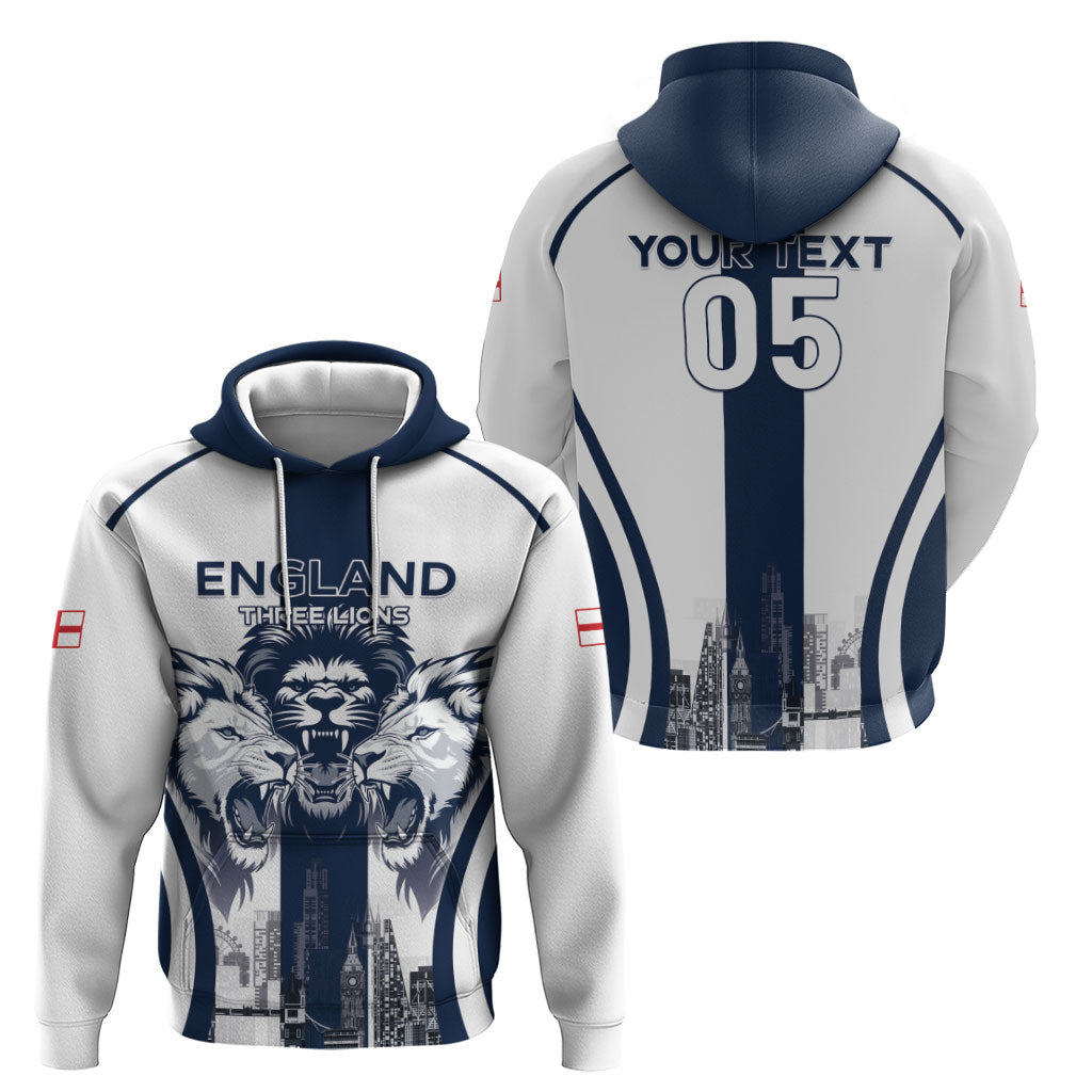 Custom England Football 2026 Hoodie Three Lions Special Style
