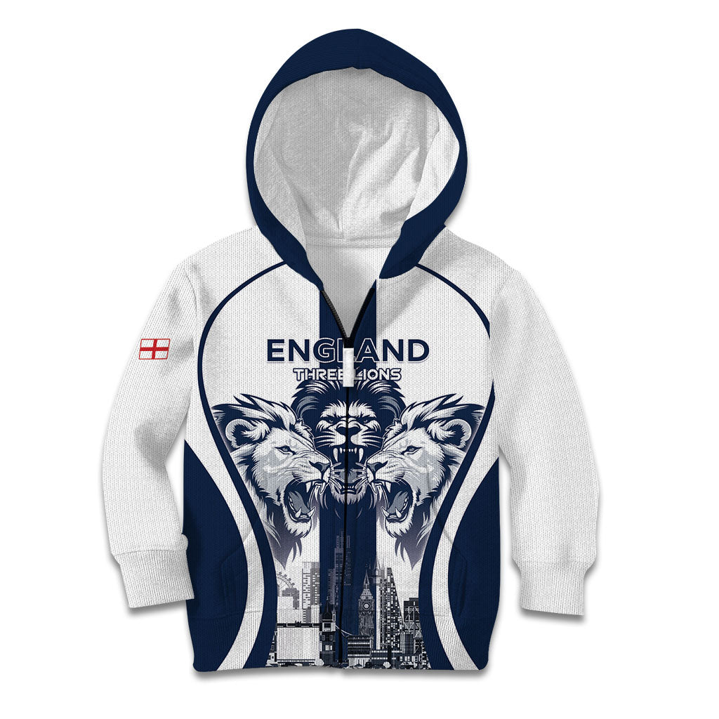 Custom England Football 2026 Kid Hoodie Three Lions Special Style