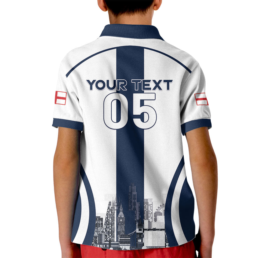 Custom England Football 2026 Kid Polo Shirt Three Lions Special Style