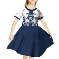 Custom England Football 2026 Kid Short Sleeve Dress Three Lions Special Style