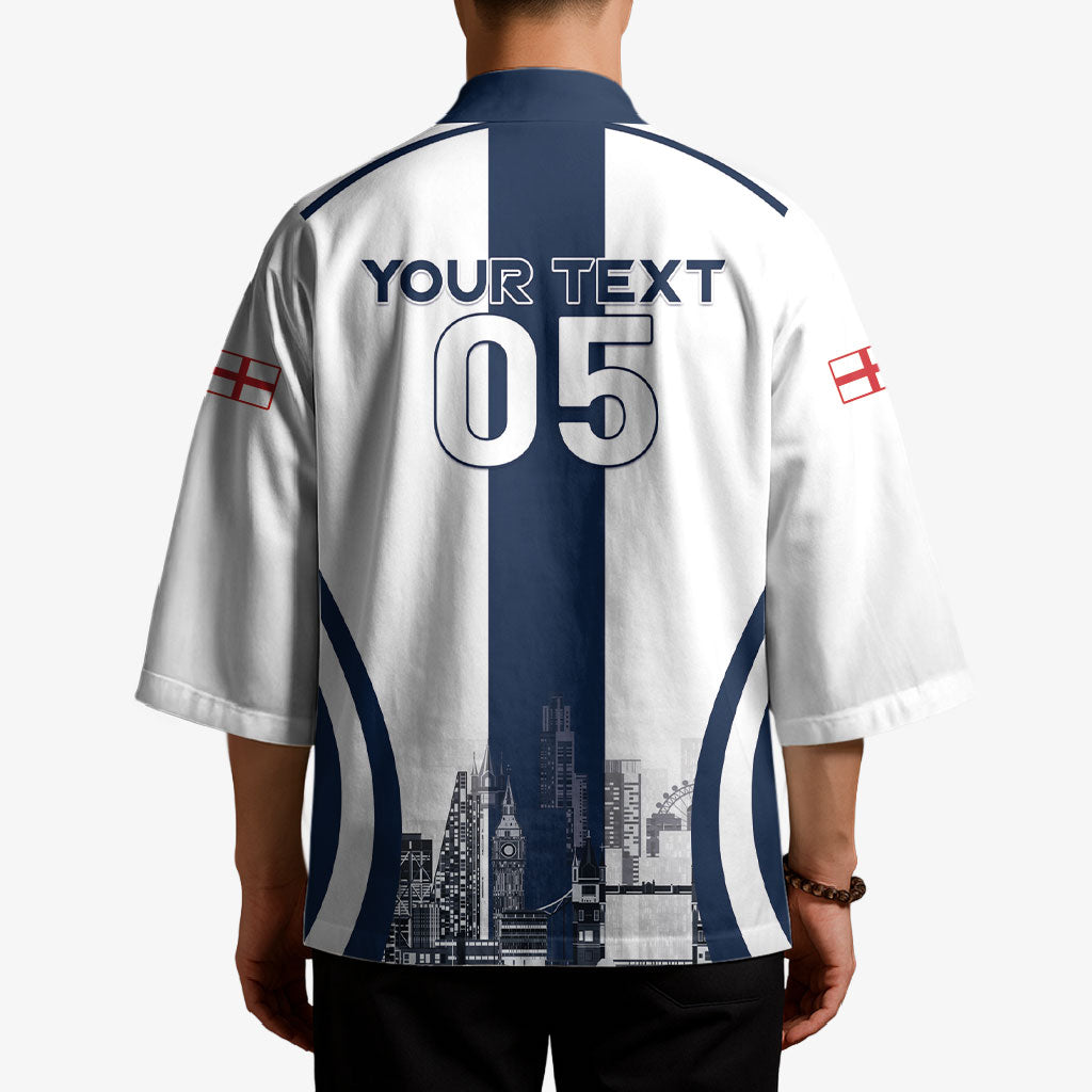 Custom England Football 2026 Kimono Three Lions Special Style