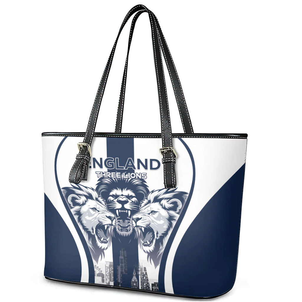 England Football 2026 Leather Tote Bag Three Lions Special Style