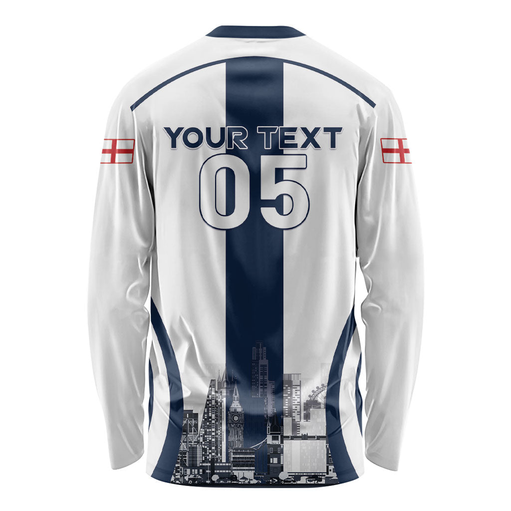 Custom England Football 2026 Long Sleeve Shirt Three Lions Special Style