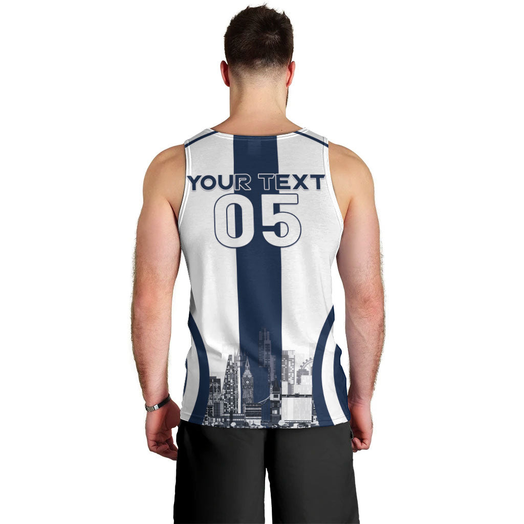 Custom England Football 2026 Men Tank Top Three Lions Special Style
