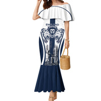 Custom England Football 2026 Mermaid Dress Three Lions Special Style