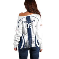 Custom England Football 2026 Off Shoulder Sweater Three Lions Special Style