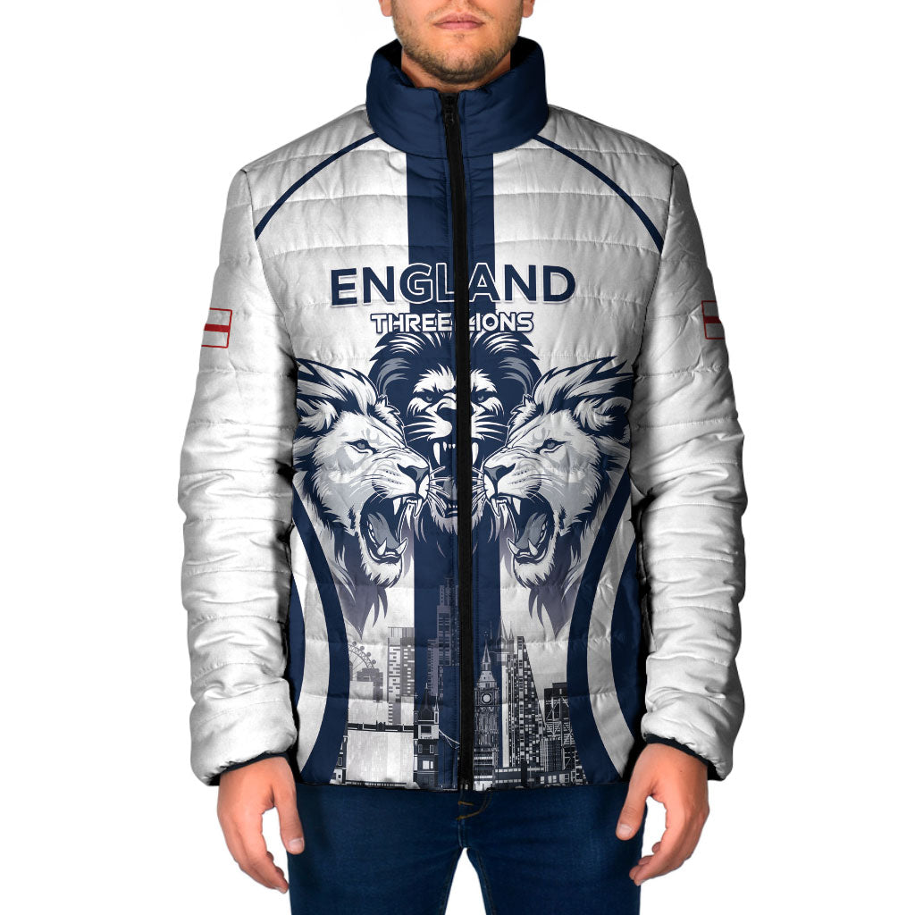 Custom England Football 2026 Padded Jacket Three Lions Special Style