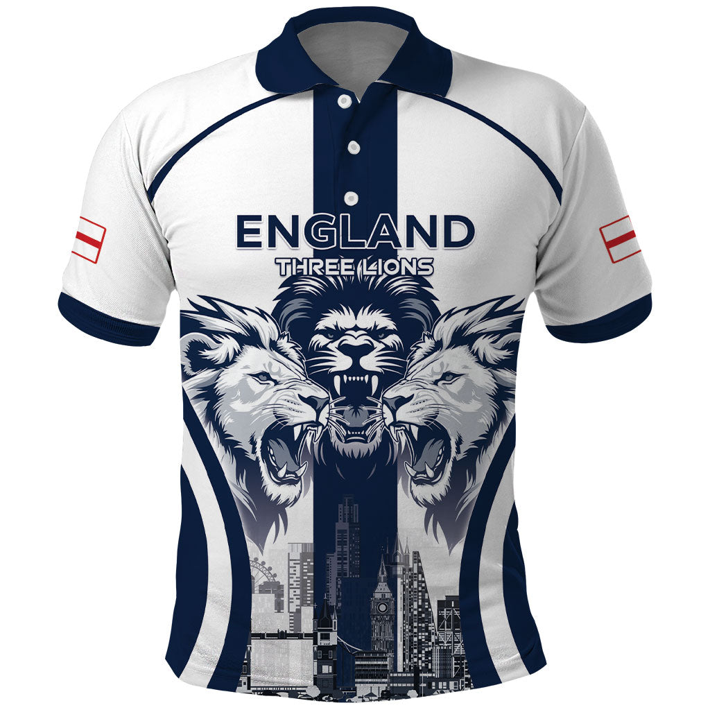 Custom England Football 2026 Polo Shirt Three Lions Special Style