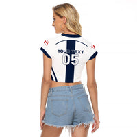 Custom England Football 2026 Raglan Cropped T Shirt Three Lions Special Style