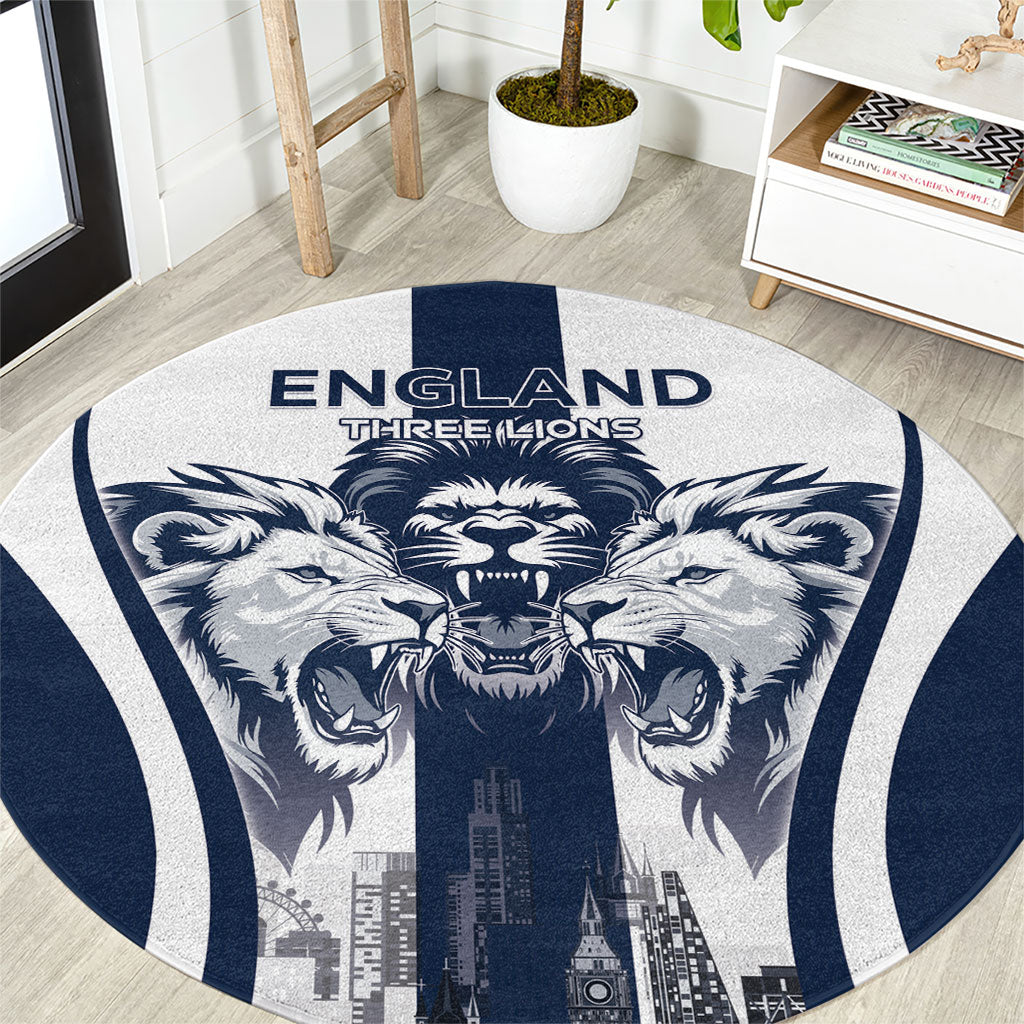 England Football 2026 Round Carpet Three Lions Special Style