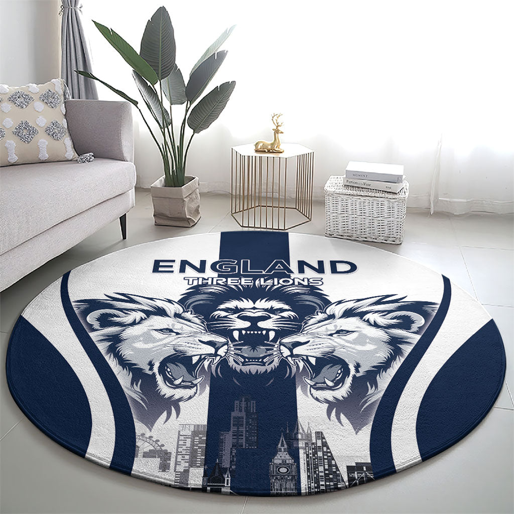 England Football 2026 Round Carpet Three Lions Special Style