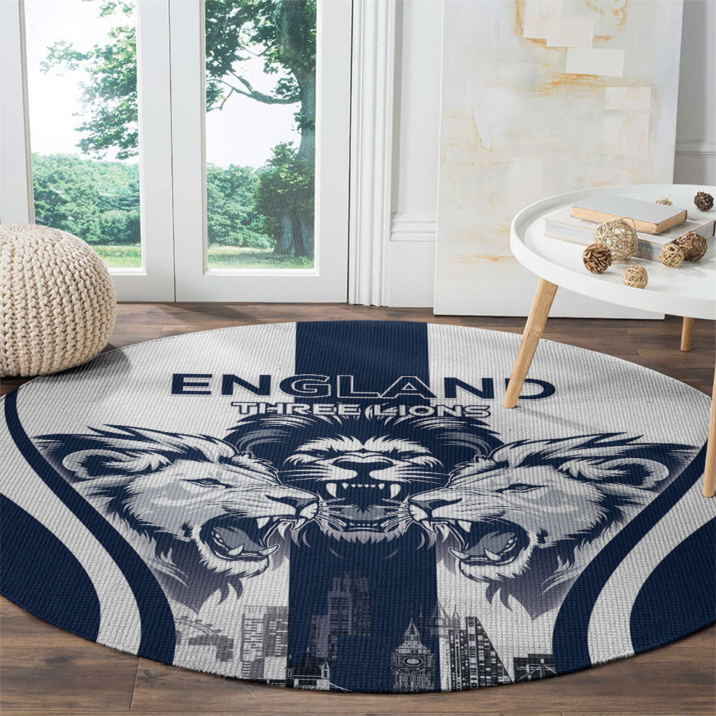 England Football 2026 Round Carpet Three Lions Special Style