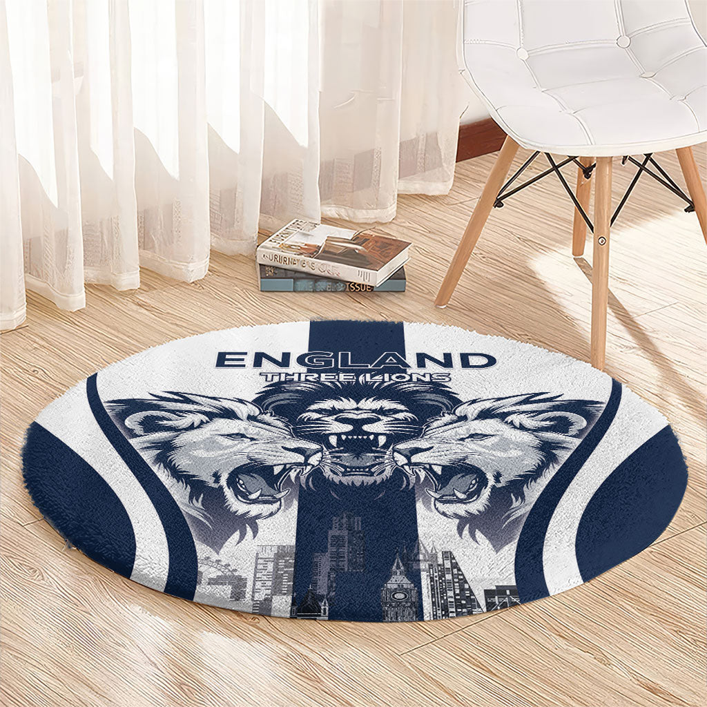 England Football 2026 Round Carpet Three Lions Special Style