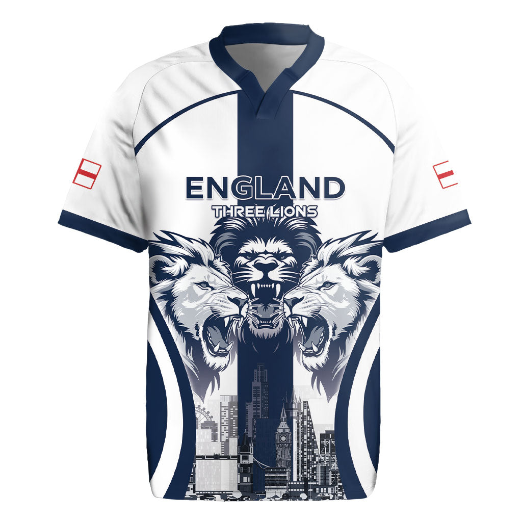 Custom England Football 2026 Rugby Jersey Three Lions Special Style