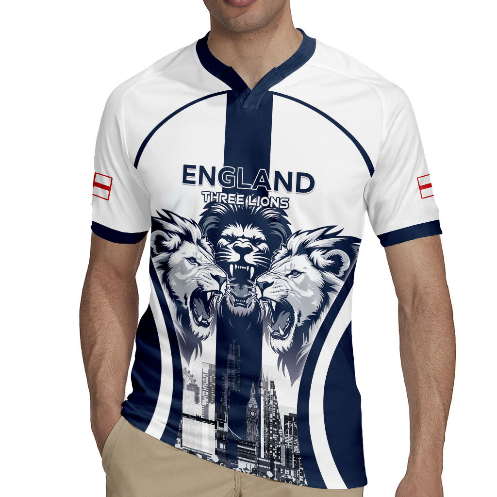 Custom England Football 2026 Rugby Jersey Three Lions Special Style