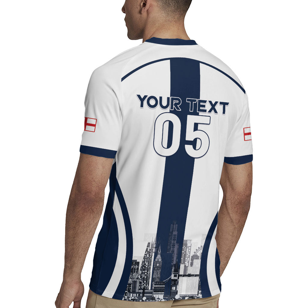 Custom England Football 2026 Rugby Jersey Three Lions Special Style